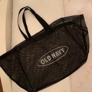 Large mesh bag old navy tote bag